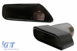 Body Kit with Black Exhaust Muffler Tips suitable for BMW 5 Series G30 (2017-2019) M5 Design-image-6095613