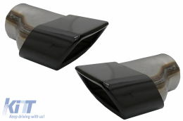 Body Kit with Black Exhaust Muffler Tips suitable for BMW 5 Series G30 (2017-2019) M5 Design-image-6095615