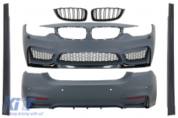 image-52-Body Kit with Central Grilles suitable for BMW 4 Series F36 Gran Coupe (2013-03.2019) M4 Look