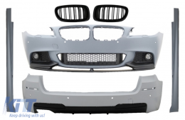 Body Kit with Central Grilles suitable for BMW 5 Series F11 Touring (2011-2013) M-Performance Design - COCBBMF11MPTHFGPB