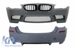 image-21-Body Kit with Central Kidney Grille suitable for BMW 5 Series F10 (2011-2017) M5 Design