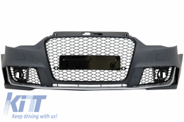 Body Kit with Diffuser and Exhaust Tips suitable for Audi A3 8V Sedan Cabrio (2012-2015) RS3 Design-image-6047797