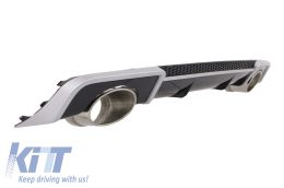 Body Kit with Diffuser and Exhaust Tips suitable for Audi A3 8V Sedan Cabrio (2012-2015) RS3 Design-image-6047806