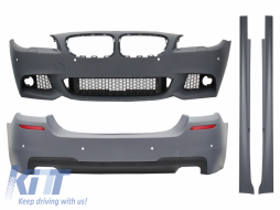 image-65-Body Kit with Double Outlet Diffuser suitable for BMW 5 Series F10 (2011-2014) M-Technik Design