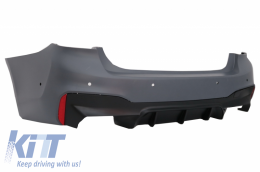 Body Kit with Exhaust Muffler Tips Chrome suitable for BMW 5 Series G30 (2017-2019) M5 Design-image-6071813