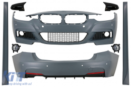 image-5-Body Kit with Fog Light Projectors and Mirror Covers suitable for BMW 3 Series F30 (2011-2019) M-Technik Design