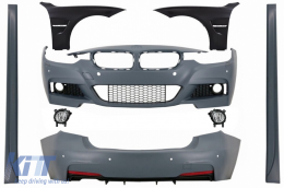 Body Kit with Front Fenders and Fog Lights suitable for BMW 3 Series F30 (2011-2019) M-Technik Design - COCBBMF30MTFFFL