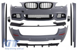 image-76-Body Kit zongoralakk fekete hűtőráccsal, BMW F11 5 Touring 2011-2013, M-performance Dizájn