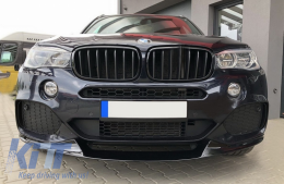 Body Kit Предна Броня Липна и Въздушен дифузьор подходящ за BMW X5 F15 (2014-2018) Aero Package M Technik Спорт Piano Black-image-6047740