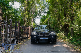 Body Kit Предна Броня Липна и Въздушен дифузьор подходящ за BMW X5 F15 (2014-2018) Aero Package M Technik Спорт Piano Black-image-6086361