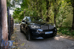 Body Kit Предна Броня Липна и Въздушен дифузьор подходящ за BMW X5 F15 (2014-2018) Aero Package M Technik Спорт Piano Black-image-6086363