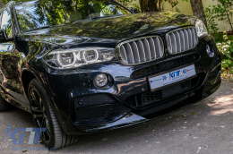 Body Kit Предна Броня Липна и Въздушен дифузьор подходящ за BMW X5 F15 (2014-2018) Aero Package M Technik Спорт Piano Black-image-6086365