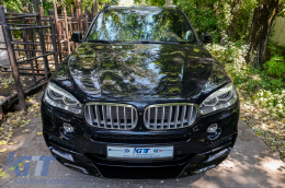 Body Kit Предна Броня Липна и Въздушен дифузьор подходящ за BMW X5 F15 (2014-2018) Aero Package M Technik Спорт Piano Black-image-6086366