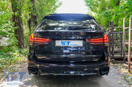 Body Kit Предна Броня Липна и Въздушен дифузьор подходящ за BMW X5 F15 (2014-2018) Aero Package M Technik Спорт Piano Black-image-6086368