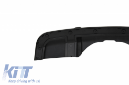 Body Kit Предна Броня , устни и въздушен дифузьор и Калъфи за огледала, подходящи за BMW X5 F15 (2014-2018) Aero Package M Technik Спорт Дизайн Piano Black-image-6078480
