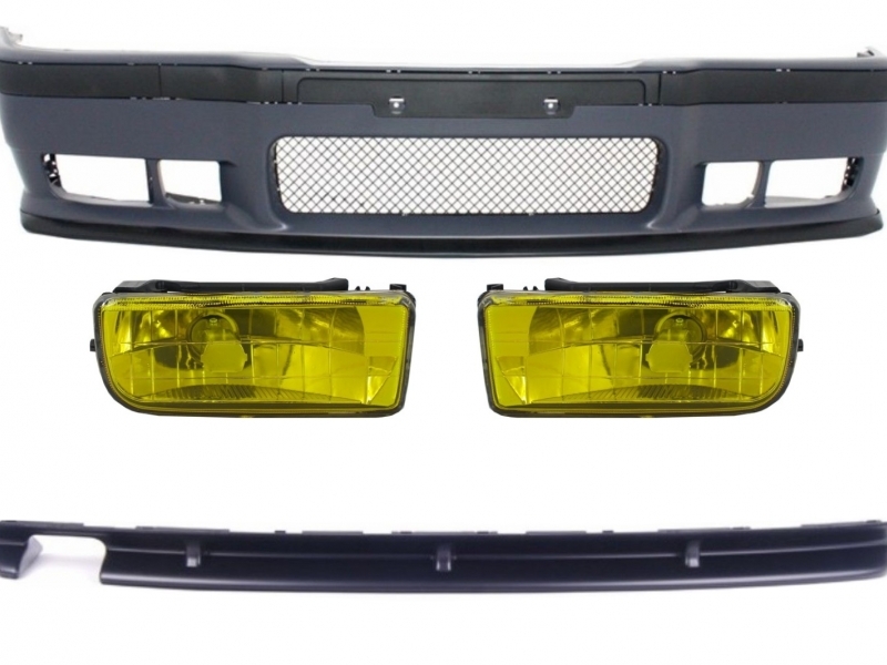 Karosszériakészlet: BMW 3er E36 (1992-1997) M3 Design sárga ködlámpákkal