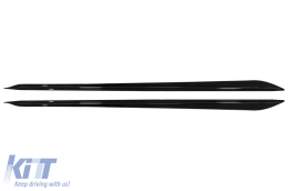 Bodykit Erweiterungen für BMW 3er G20 2018–2022 M Look Glänzend schwarz-image-6078263