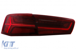 Bodykit für AUDI A6 C7 4G Limousine 11-2017 Umbau auf 2018 Design Stoßstange Lichter Kühlergrill-image-6103146