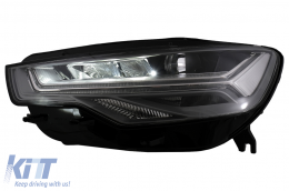 Bodykit für AUDI A6 C7 4G Limousine 11-2017 Umbau auf 2018 Design Stoßstange Lichter Kühlergrill-image-6103157
