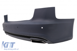 Bodykit für AUDI A6 C7 4G Limousine 11-2017 Umbau auf 2018 Design Stoßstange Lichter Kühlergrill-image-6103171