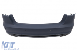 Bodykit für AUDI A6 C7 4G Limousine 11-2017 Umbau auf 2018 Design Stoßstange Lichter Kühlergrill-image-6105072