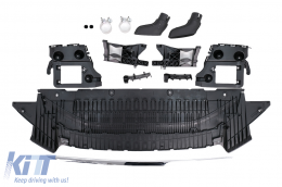 Bodykit für AUDI A6 C7 4G Limousine 11-2017 Umbau auf 2018 Design Stoßstange Lichter Kühlergrill-image-6105076
