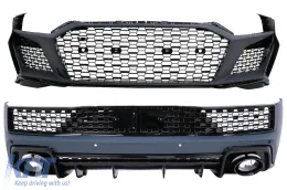 image-11-Bodykit für Audi R8 Coupé Cabrio 4S 2 Generation 2015-2021 Stoßstange Kühlergrill
