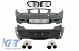 image-41-Bodykit für BMW 1er E81 E82 E87 E88 2004-2011 1 M Look Mit Luftkanalentlüftung