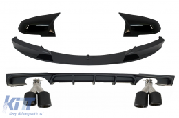 image-17-Bodykit für BMW 3 F30 F31 2011+ Limo Touring M-Performance Look Glänzend schwarz