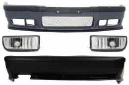 image-9-Bodykit für BMW 3er E36 1992-1998 M3 Look Mit Chrom Nebellichter