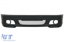 Bodykit für BMW 3er E46 98-04 Stoßstange Seitenschweller Nebelscheinwerfer Smoke M-Technik Look-image-6038324