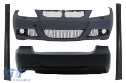 image-15-Bodykit für BMW 3er E90 05-08 Stoßstange Seitenschweller M-Technik Design
