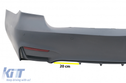 Bodykit für BMW 3er E90 LCI Limousine 2008–2011 M4-Design Stoßstange Seitenschwellern-image-6127804