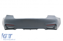 Bodykit für BMW 3er E90 LCI Limousine 2008–2011 M4-Design Stoßstange Seitenschwellern-image-6127809