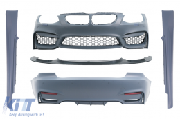 image-8-Bodykit für BMW 3er E92 E93 LCI 2010-2014 Stoßstange Seitenschweller M4-Design