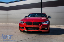 BodyKit für BMW 3er F30 11-19 M-Tech Look Stoßstange Seitenschweller Endrohre-image-6072018