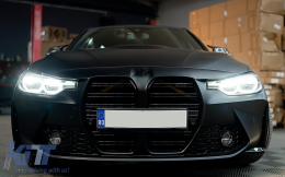 Bodykit für BMW 3er F30 11-19 Upgrade auf G20-Design Stoßstangen Endrohre-image-6109596