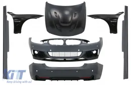 image-4-Bodykit für BMW 4 F32 F33 2013-02.2017 M-Performance Look Kotflügel & Motorhaube