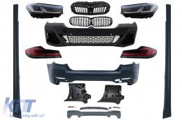 Bodykit für BMW 5 G30 17-19 M-Tech Look Umbau auf G30 LCI 2020 Look-image-6097114
