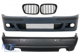 image-51-Bodykit für BMW 5er E39 1997-2003 M5 Look mit Zentraler Kühlergrill Glänzend schwarz