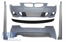 image-73-Bodykit für BMW 5er E60 2003-2007 M-Technik Look Kofferraumspoiler PDC 24mm
