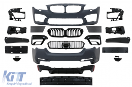 Bodykit für BMW 5er F10 11-17 Stoßstangengitter Seitenschweller M5 Look-image-6094995