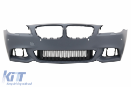 Bodykit für BMW 5er F10 14-17 Stoßstangen-Seitenschweller Facelift LCI M-Technik Look-image-5995518