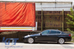 Bodykit für BMW 5er F10 14-17 Stoßstangen-Seitenschweller Facelift LCI M-Technik Look-image-6065941