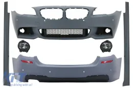 image-77-Bodykit für BMW 5er F10 2011-2014 M-Technik Look Stoßstange Seitenschweller NBL