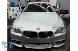 Bodykit für BMW 5er F10 LCI 14-17 Stoßstange Seitenschweller M-Technik Look-image-6277813