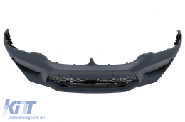 Bodykit für BMW 5er G30 17-19 M5 Design PDC Stoßfänge Seitenschweller Gitter-image-6097547