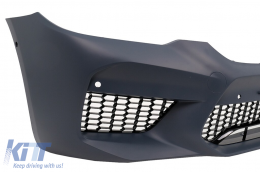 Bodykit für BMW 5er G30 17-19 M5 Design PDC Stoßfänge Seitenschweller Gitter-image-6097551