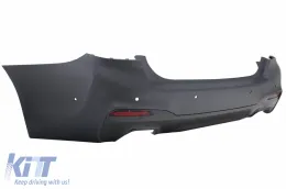 Bodykit für BMW 5er G30 17-19 Stoßstange Stoßfänger Auspuff Endrohre M-Tech Look-image-6068476
