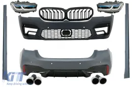 image-20-Bodykit für BMW 5er G30 17-19 Stoßstange Lichter Kühlergrill M5 LCI Design 2020